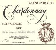 Umbria_Lungarotti chardonnay 1983